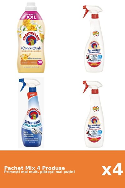 Chanteclair Set 4 Mix Chanteclair: 1 Balsam (Portocale), 2 Degresant (Marsili...