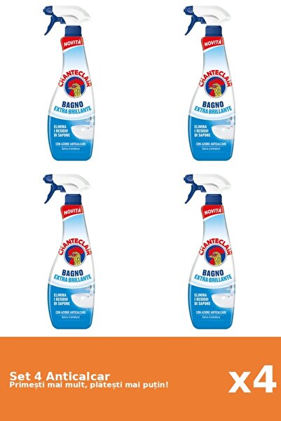 Chanteclair Set of 4 Anti-limescale Shine, 625 ml
