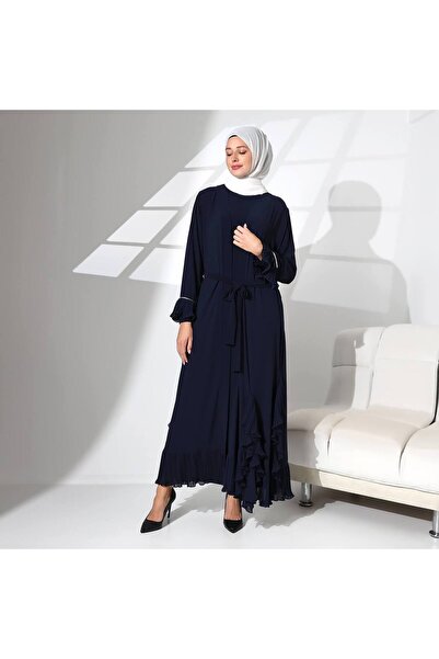 Fırfırlı Şifon Abaya