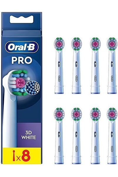 ORAL -B 3D White Replacement Heads x8
