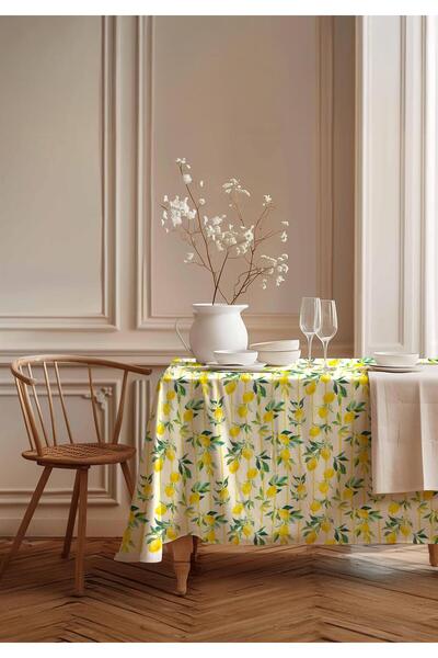 Markaev Lemon Cotton Tablecloth Msaort0066