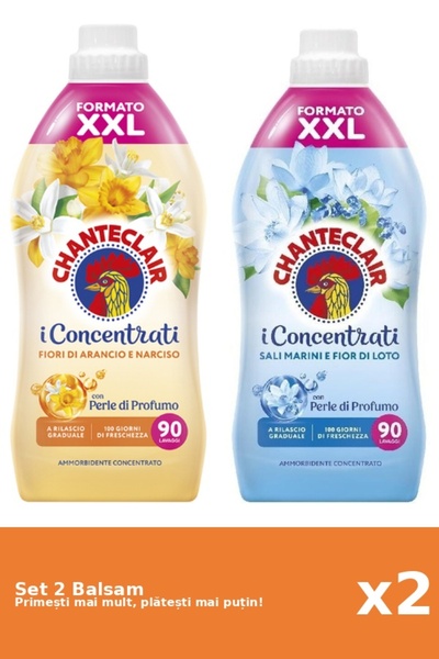 Chanteclair Set of 2 Chanteclair Balms: 1x Orange, 1x Lotus