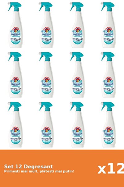 Chanteclair Set of 12 Anti-Odor Degreaser, 600 ml