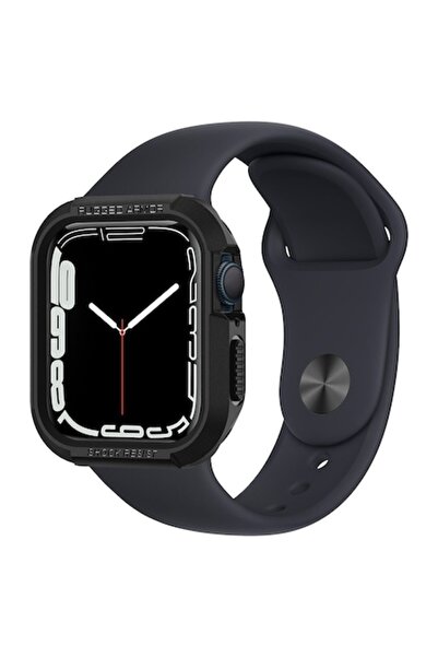 Spigen Carcasă Rugged Armor pentru Apple Watch 4/5/6/7/8/SE 44/45 mm - Neagră