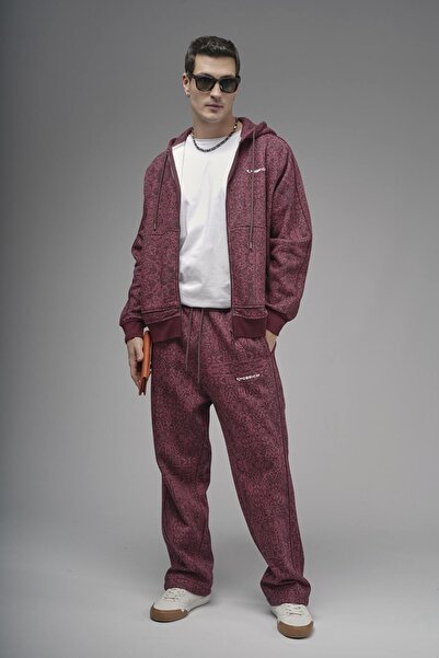 Butik Trend Biz Ethnic Patterned Hooded Piece Set