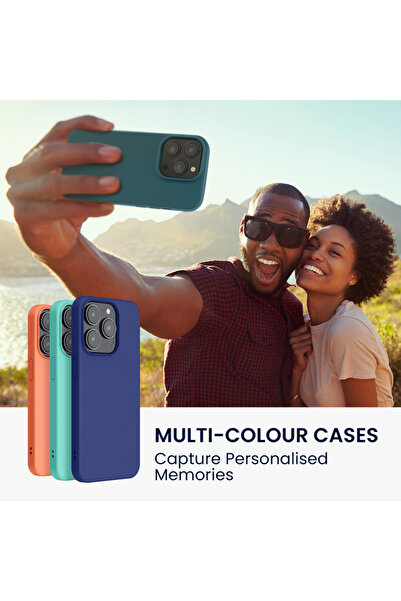 KWmobile Case for Apple iPhone 14 Pro, Silicone, Green, 59077.57