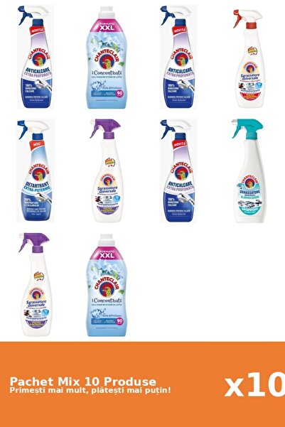 Chanteclair Set 10 Mix: 4 AntiC. (Parfu., Puter.), 2 Bals. (Lotus), 4 Degr. (...