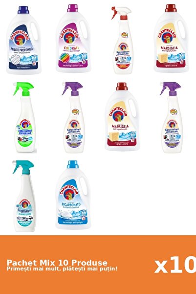 Chanteclair Set 10 Mix: 5 Det. (Bicar., Clasic, Color, Marsi.), 5 Degr. (Anti...