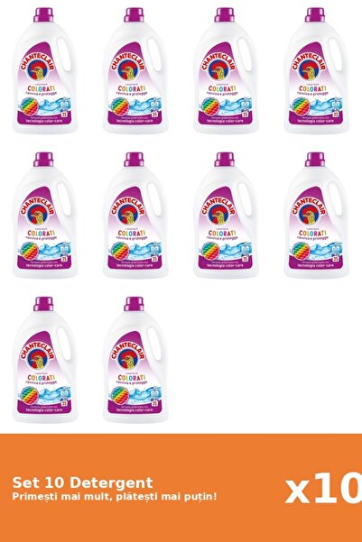 Chanteclair Set 10 Detergent Color, 1575 ml