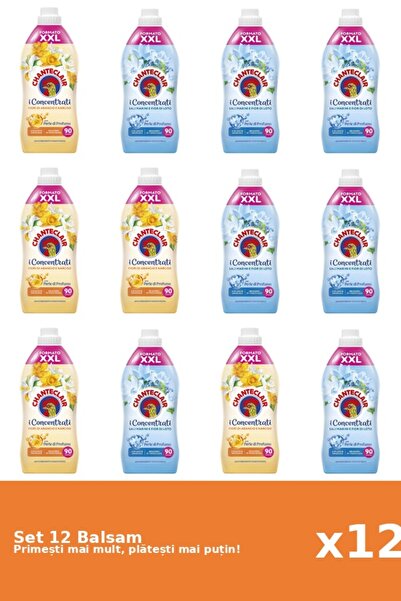 Chanteclair Set of 12 Chanteclair Balms: 5x Orange, 7x Lotus