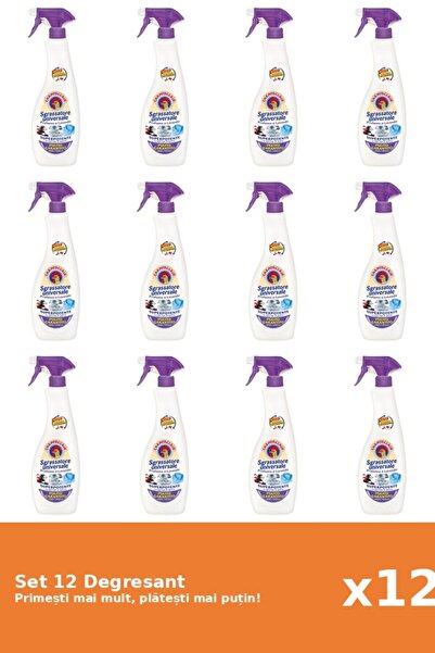 Chanteclair Set 12 White Musk Degreaser, 600 ml