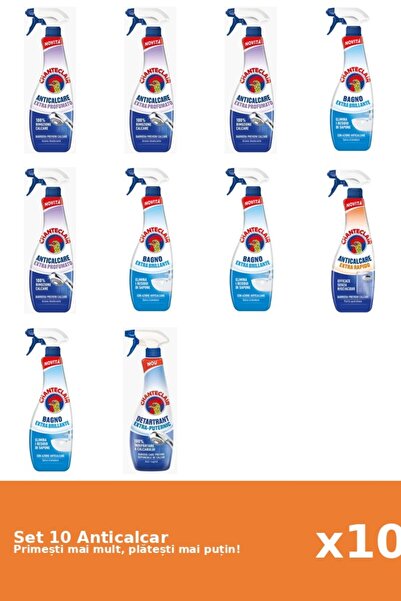 Chanteclair Set of 10 Chanteclair Anti-limescale: 4x Scented, 4x Shine, 1x Fa...