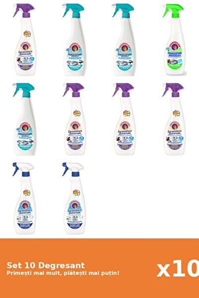 Chanteclair Set 10 Degresant Chanteclair: 1x Lavanda, 3x AntiMiros, 1x Lamaie...