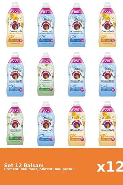 Chanteclair Set of 12 Chanteclair Balms: 4x Orange, 6x Lotus, 2x White Musk