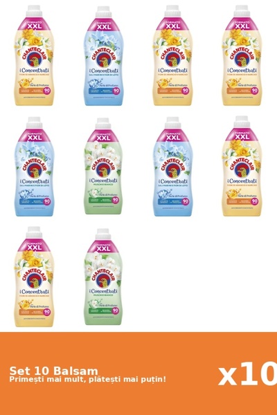 Chanteclair Set of 10 Chanteclair Balms: 5x Orange, 3x Lotus, 2x White Musk