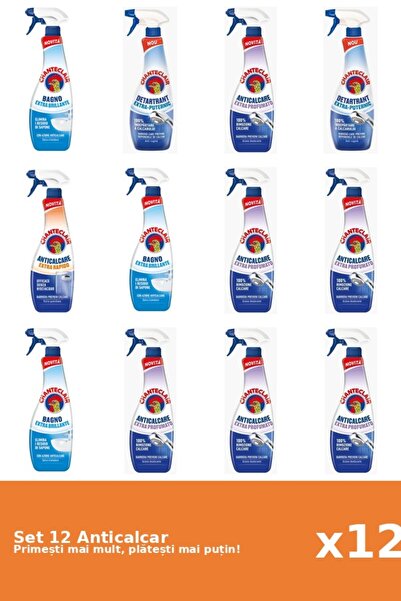 Chanteclair Set of 12 Chanteclair Anti-limescale: 3x Shine, 2x Strong, 6x Sce...