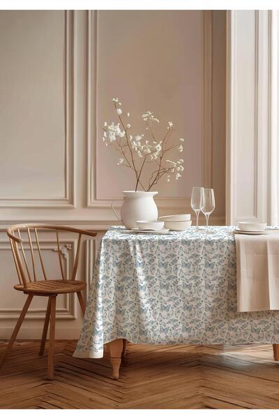 Markaev Vintage Butterfly Cotton Tablecloth Msaort0056
