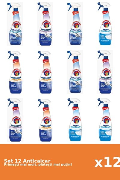 Chanteclair Set of 12 Chanteclair Anti-limescale: 3x Strong, 3x Scented, 3x S...