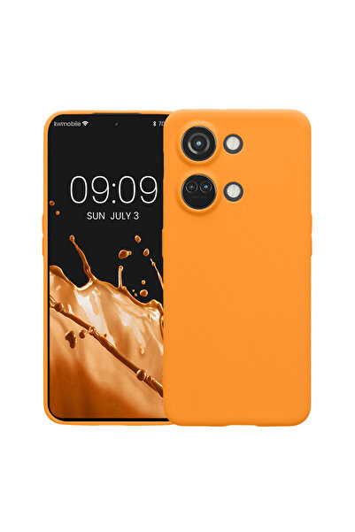 KWmobile Case for OnePlus Nord 3 5G, Orange, Silicone, KWM0000204U007C
