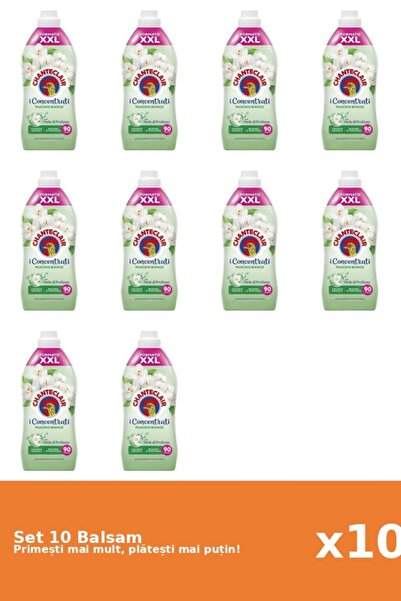 Chanteclair Set of 10 White Musk Balm, 1800 ml
