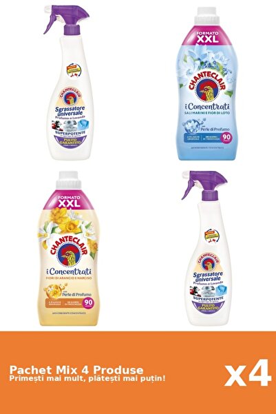 Chanteclair Set of 4 Chanteclair Mix: 2 Degreaser (Lavender), 2 Conditioner (...