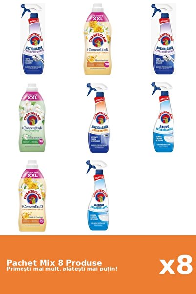 Chanteclair Set 8 Chanteclair Mix: 5 Anti-limescale (Scented, Fast, Shine), 3...