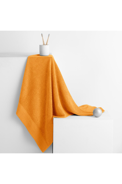 Amelia Home Set of 10 bath towels, 450 g/m2, Amari, 2x70x140 cm, 4x50x100 cm, 4x30x50 cm, orange