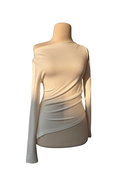 Nazlı Collection ASİMETRİK OMUZ DETAY BLUZ