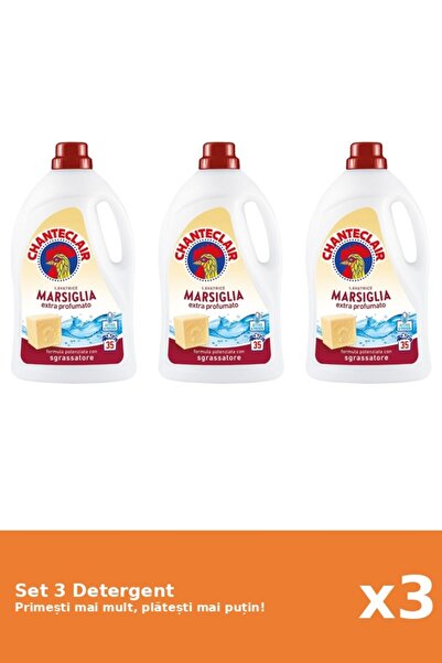 Chanteclair Set 3 Detergent Marsilia, 1575 ml