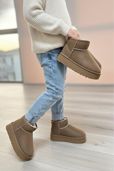 Oksit Frz F200 Термични момичешки ботуши от велур с кожена подплата и вътрешна подметка