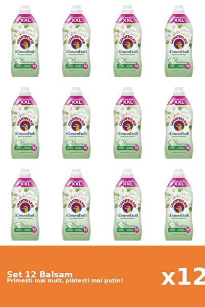 Chanteclair Set of 12 White Musk Balm, 1800 ml