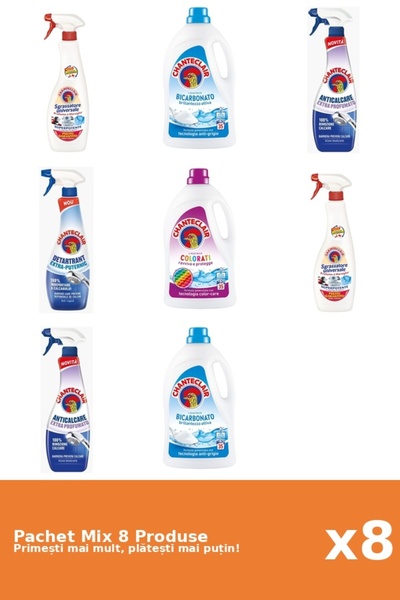 Chanteclair Set 8 Mix: 2 Degr. (Marsi.), 3 Det. (Bicar., Color), 3 AntiC. (Pa...