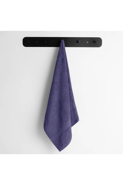 Deco King Set of 6 cotton bath towels, Bamby, 425 g/m2, 2x70x140 cm, 4x50x100 cm, purple