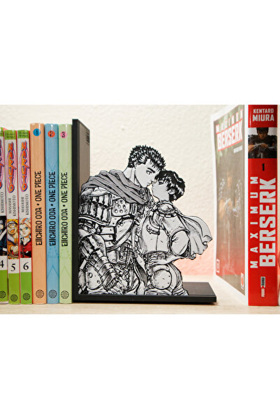 Anka Atolye Berserk Guts Ve Casca Kitaplık Desteği | Anime 3D Baskı Ev Dekoru...