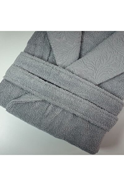 Reiashn Mira single bathrobe set, gray color, 5 pieces