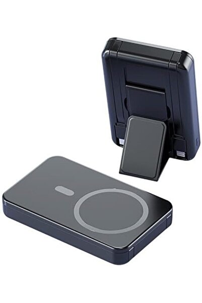 DNR Bilişim Magsafe Powerbank LED ekranlı 15W PD 20W Kablosuz 10000 Mah Taşın...