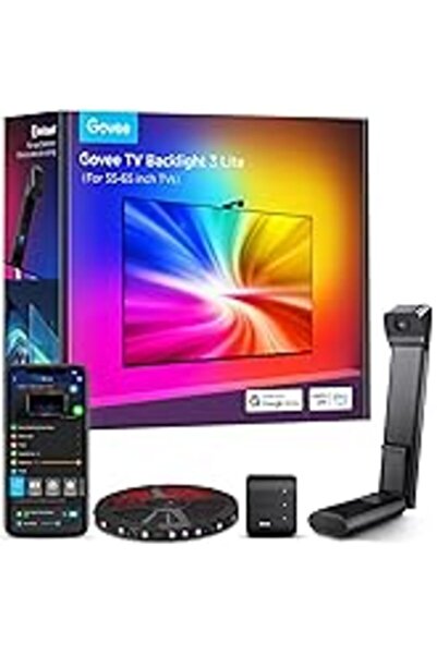 Generic TV Backlights 4M USB LED Strip Light Kit for 60-75" TV, 5050 RGB, App Control, Music Sync