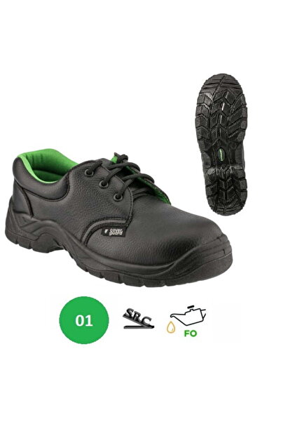 Coverguard CYRANO II Occupational Shoes 01 FO SRC - Black, full-grain leather, removable insole, PU-PU sole