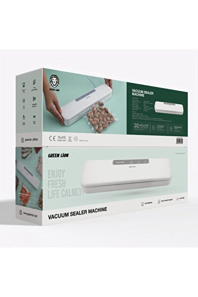 Green Lion Vacuum Sealer Machine with 80W Power, Multi Packet Sealing & 30cm Seal Length