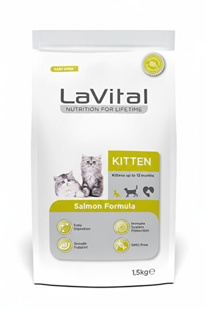 LaVital Somonlu Yavru Kedi Maması 1,5kg