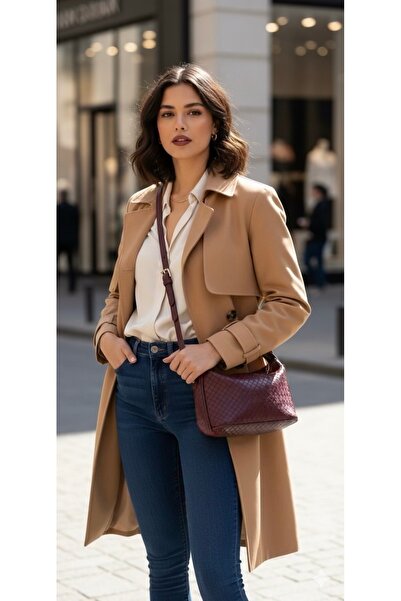 VELVET RUSH Premium Soft Örgü Dokulu Gold Kilit Detaylı Pinterest Model El ve...