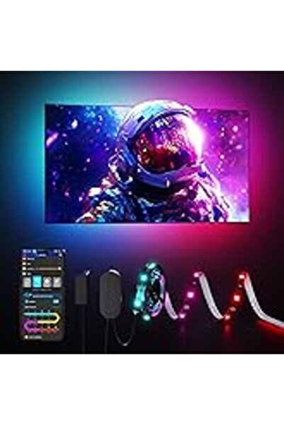 Generic TV Backlights 4M USB LED Strip Light Kit for 60-75 inch TVs, 5050 RGB, App & Bluetooth Control