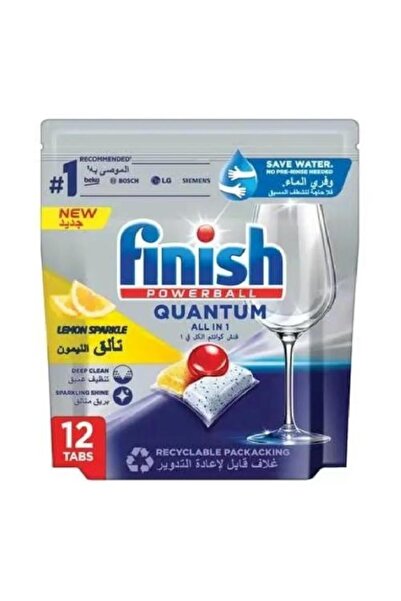 Finish Quantum – Dishwashing Tablets – Lemon – 12 Tablets