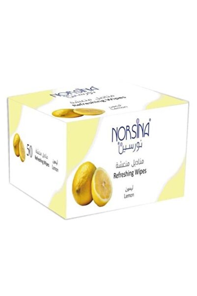 Norsina مناديل برائحة الليمون - 50 منديلًا