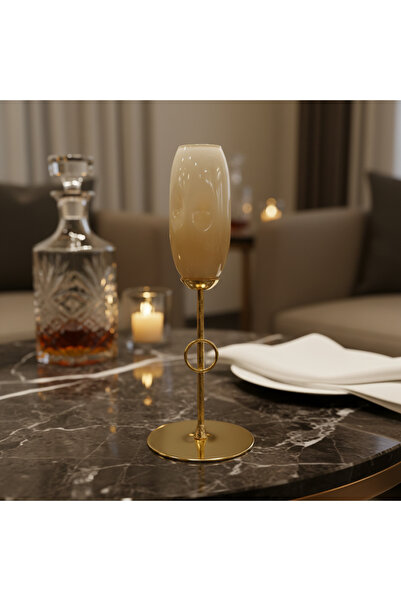 Lorena Home Decor Cam Lotus Şamdan