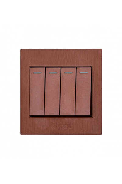 Generic مفتاح قهوة 4-Gang Tufel