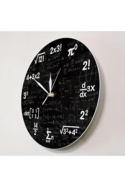 JeiibrZui Wall clock, JeiibrZui, Mathematical model, Black
