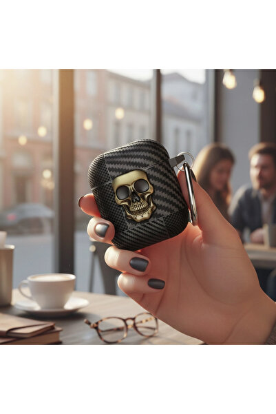 CaseOnn أبل إيربودز 2/1. حافظة نيسيل آمنة مع قفل، مصنوعة من النحاس الكربوني ع...