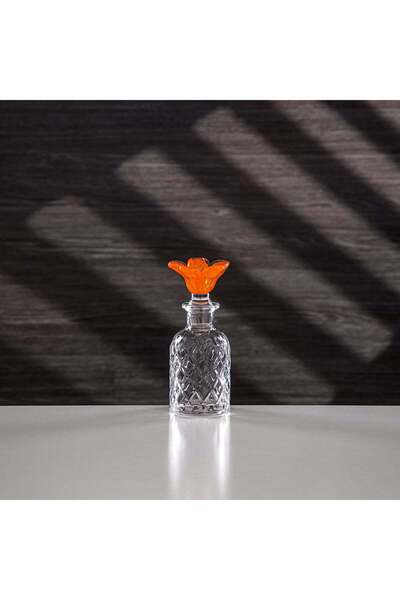 Almarjan زجاجة عطر شفافة مع زهرة البرتقال