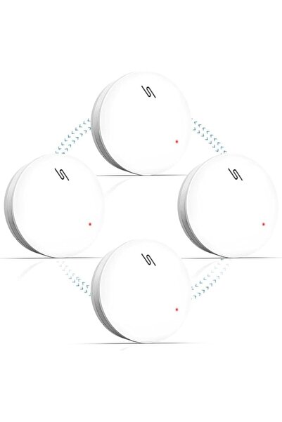 OEM Putogesafe Wireless Smoke Detector, White, Durable Plastic, 19.9x12.9x12.9 cm